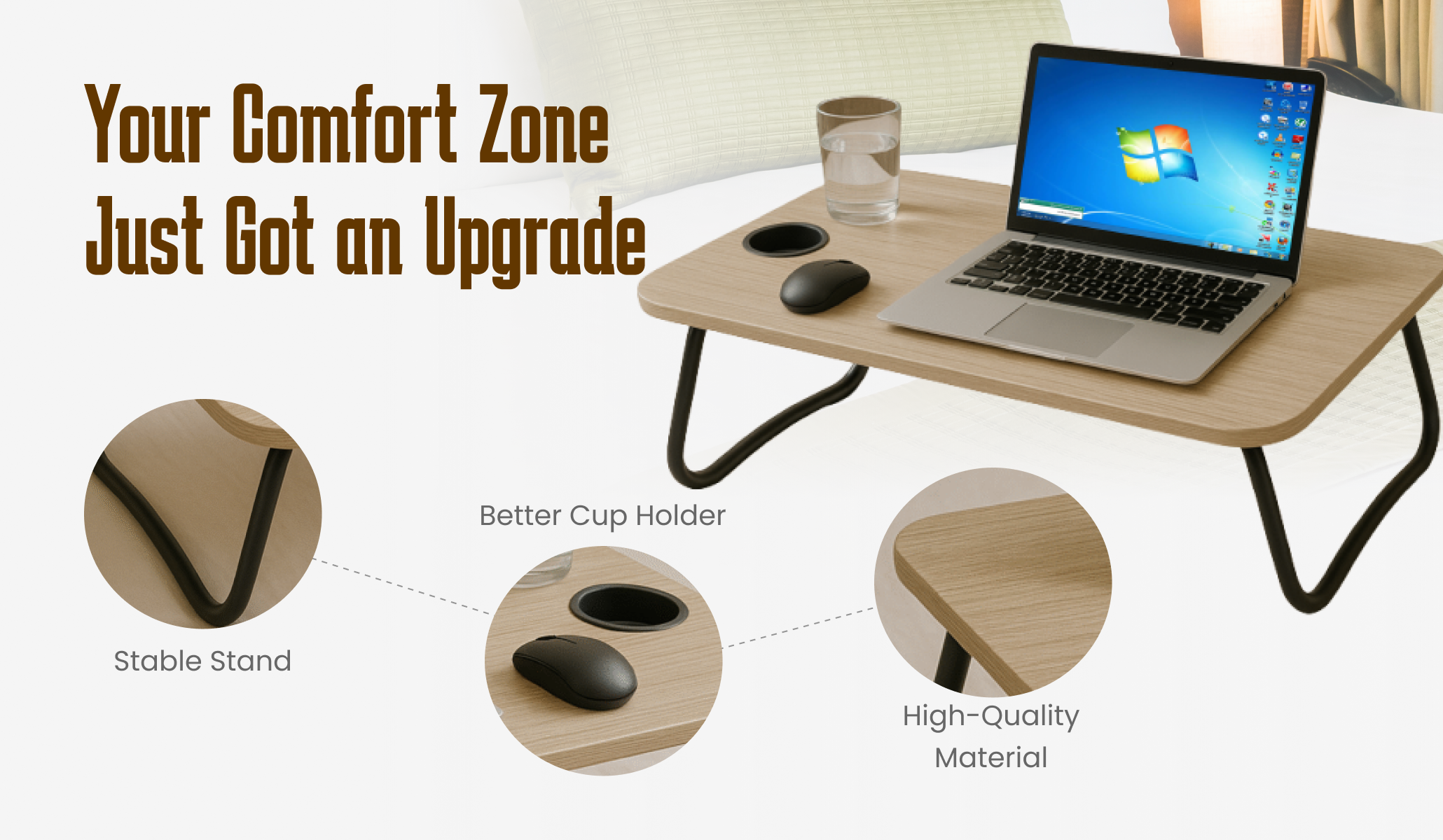 Top 7 Laptop Tables for Bed Under ₹2000 – Work from Home Like a Pro